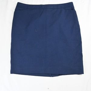 Enterprise Holdings 12 Blue Pockets Knee Length Uniform Womens Straight‎ Skirt
